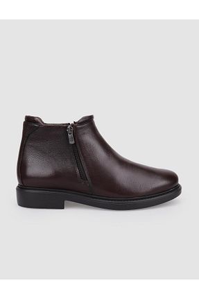 بوت / نیم بوت قهوه ای مردانه چرم خالص Cabani - کد 874355580