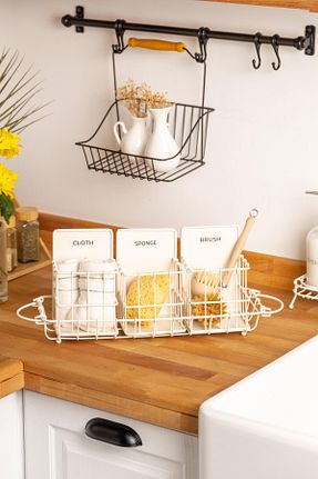 جای قاشق سفید فلزی FH finehome - کد 874364044