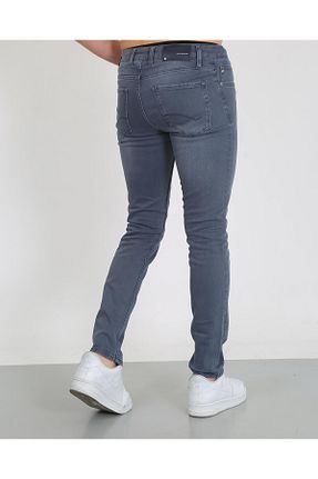 شلوار جین طوسی مردانه پاچه تنگ Twister Jeans - کد 874376602
