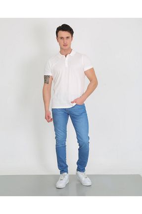 شلوار جین آبی مردانه پاچه تنگ Twister Jeans - کد 874376643