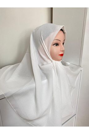 روسری سفید پنبه ای Şehr i sultan - کد 874380944