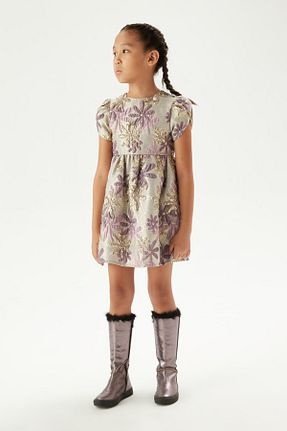 لباس بنفش بچه گانه بافتنی Tyess - کد 762632088