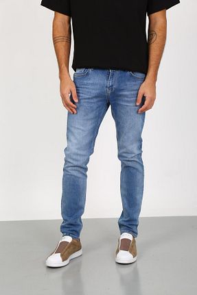 شلوار جین آبی مردانه پارچه Twister Jeans - کد 874376592