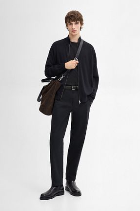 رویه سرمه ای مردانه پنبه ای Massimo Dutti - کد 874394963