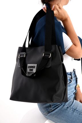 کیف دوشی مشکی زنانه چرم مصنوعی Kaya Bag - کد 874401890