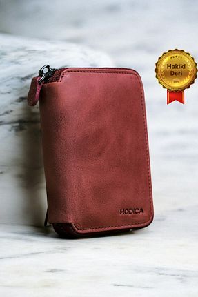 کیف پول زرشکی زنانه ابعاد کوچک Modica - کد 270849372