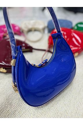 کیف دوشی سرمه ای زنانه چرم مصنوعی STYLE BAGS - کد 874807085