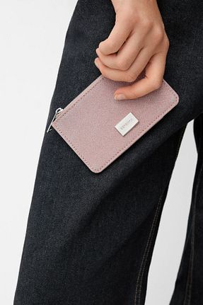 کیف پول صورتی زنانه Bershka - کد 874571243