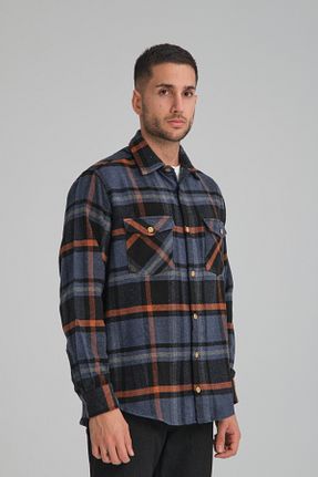پیراهن رنگی مردانه اورسایز muzzo jeans - کد 874594466