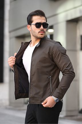 کت خاکی مردانه رگولار Boymen - کد 874600053