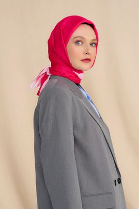 روسری رنگی پنبه پلی استر Şehr i sultan - کد 874604624