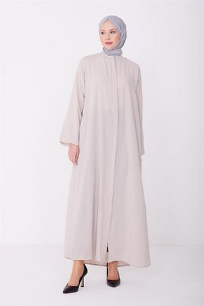 کلاه و ابایا بژ زنانه جین Armine - کد 789061338