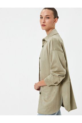 کاپشن بنفش زنانه رگولار Koton - کد 757067288