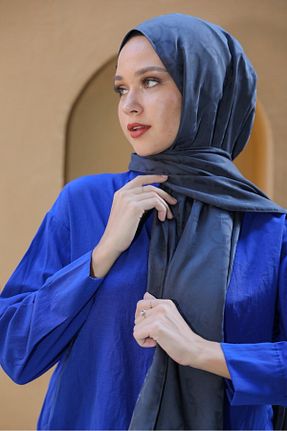 روسری مشکی پنبه پلی استر lamella - کد 874733922