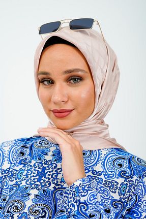 روسری نباتی پنبه پلی استر lamella - کد 874733955