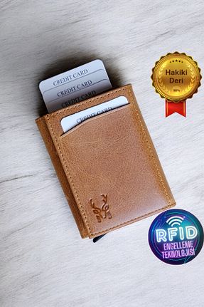 کیف پول قهوه ای مردانه ابعاد کوچک Modica - کد 124867206