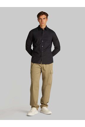 پیراهن مشکی مردانه اسلیم فیت Calvin Klein - کد 813217695