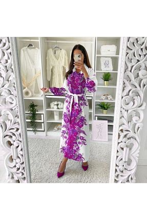 لباس بنفش زنانه بافتنی jennyfer garment - کد 874780481