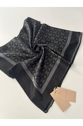 روسری طوسی پنبه ای Pierre Cardin - کد 803475657
