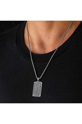 گردنبند نقره رنگی زنانه 925 عیار NazikEndam - کد 927801347