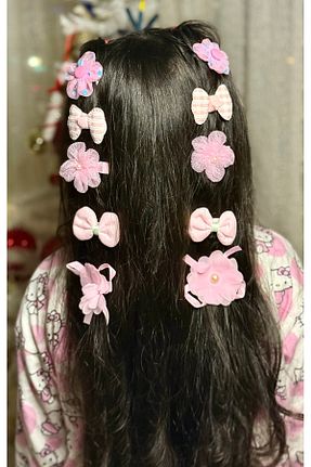 گیره سر صورتی بچه گانه سیلیکون DF ToyShop - کد 874788085
