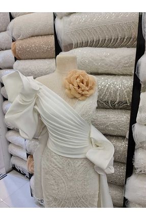 گردنبند جواهر بژ زنانه Esteks Dantel ve Tekstil Aksesuarları - کد 874787828