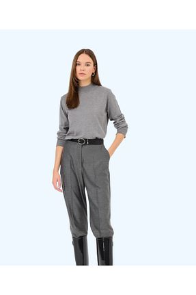 بلوز حجاب طوسی زنانه تریکو SEÇİL - کد 874793757