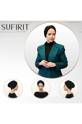روسری مشکی پلی استر Sufirit - کد 874795987