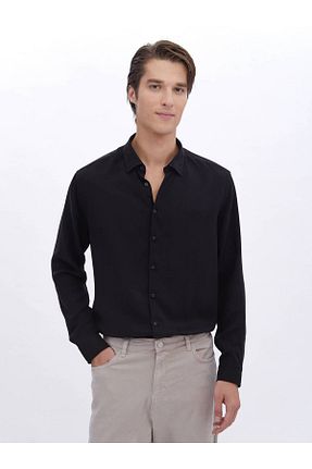 پیراهن مشکی مردانه رگولار Kip - کد 874795038