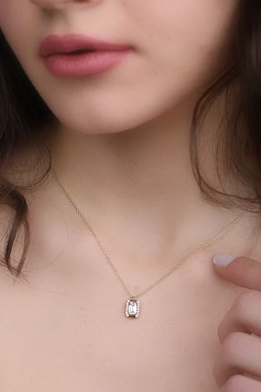 گردنبند طلا طلائی زنانه 14 عیار Kolyecik - کد 712924352