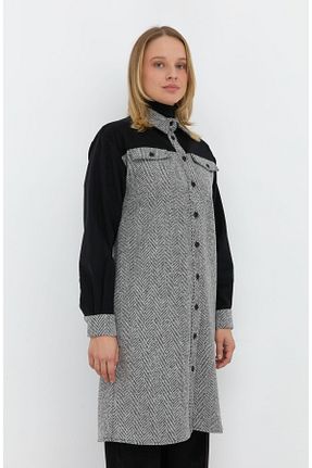کت رنگی زنانه رگولار Fatma Atasoy - کد 874801838