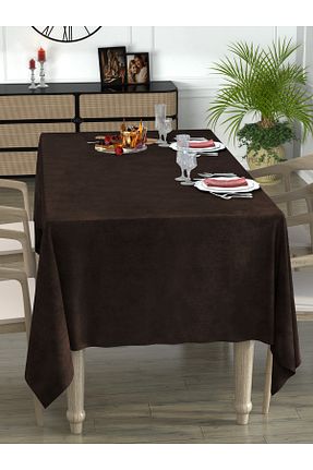 رومیزی قهوه ای پلی استر Perle - کد 356366324