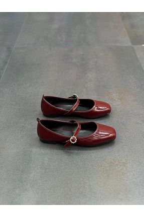 بابت زرشکی زنانه چرم لاکی DİVA - کد 874805302