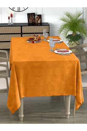 رومیزی نارنجی پلی استر Perle - کد 356382805