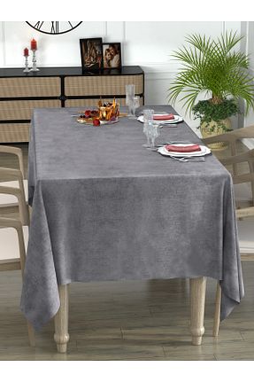 رومیزی طوسی پلی استر Perle - کد 356366530