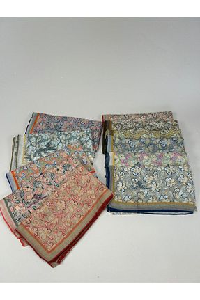 روسری آبی پنبه ای Gold Garden - کد 875147662