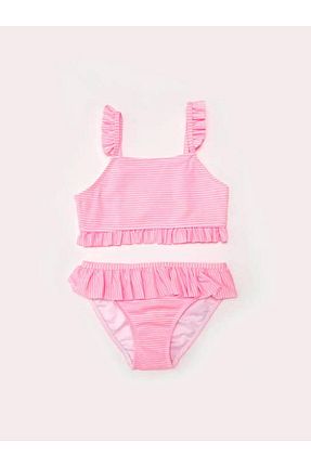 ست بیکینی صورتی بچه گانه پلی آمید DEEP BEACH - کد 647380027