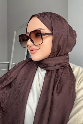 شال قهوه ای زنانه Byedauzunlar - کد 874817158