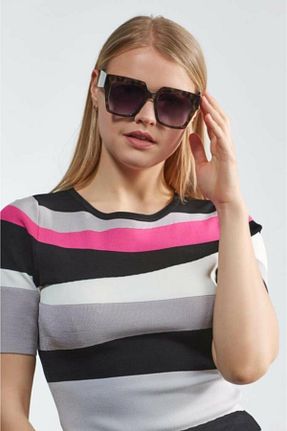 عینک آفتابی طوسی زنانه UV400 Gabba Eye - کد 154413374