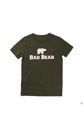 تیشرت خاکی مردانه رگولار Bad Bear - کد 35540301
