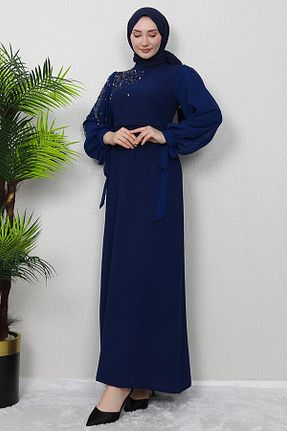 لباس حجاب سرمه ای زنانه رگولار GİZ AGİYİM - کد 874825228