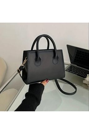 کیف دوشی مشکی زنانه چرم مصنوعی MOYSA - کد 874826579