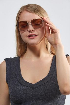 عینک آفتابی متالیک زنانه UV400 Gabba - کد 112297421