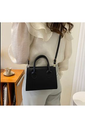 کیف دوشی مشکی زنانه چرم مصنوعی MOYSA - کد 874826579
