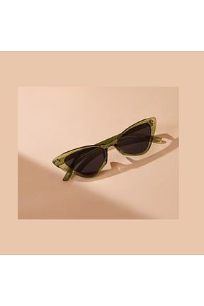 عینک آفتابی سبز زنانه UV400 Girit Optik - کد 874836243