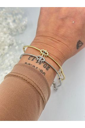 دستبند استیل (فولاد) طلائی زنانه استیل (فولاد) MyladyAccessoriess - کد 874830307