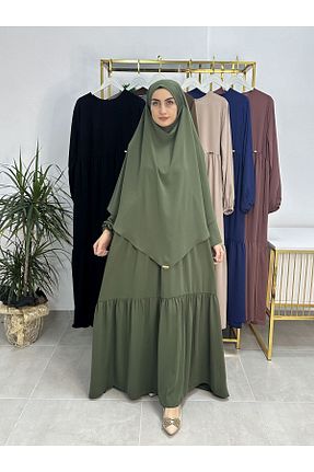 لباس حجاب سبز زنانه رگولار R&S modibone - کد 874850631