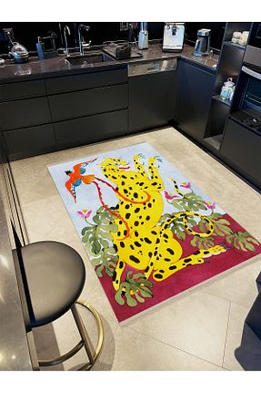 فرش رنگی قابل شستشو Rugs Modern Halı - کد 874882472