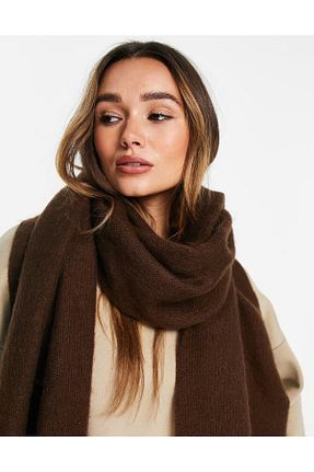 شال گردن قهوه ای زنانه اکریلیک Goldmine - کد 874883553