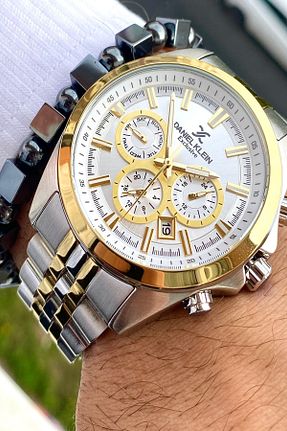 ساعت مچی زرد مردانه 41-45 میلی متر Daniel Klein - کد 874945259